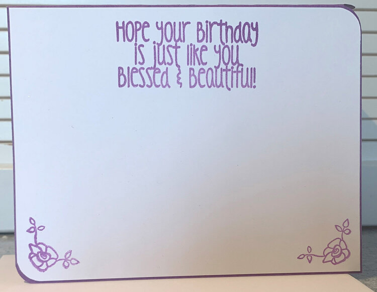Beautiful Birthday (inside)