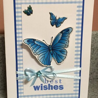 Blue Best Wishes