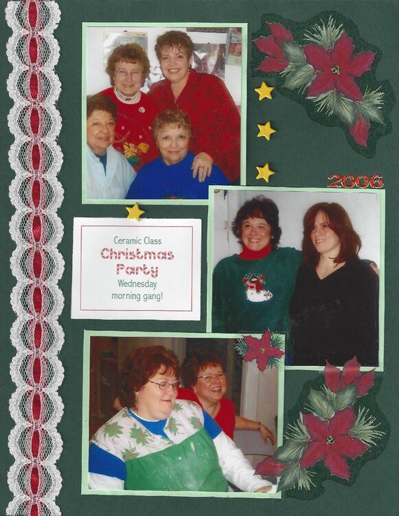 Ceramic Christmas Party (matching page)
