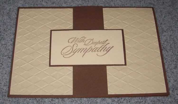 Embossed Sympathy