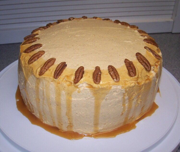 Luscious 4 Layer Pumpkin Cake