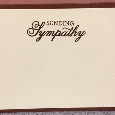 Sending Sympathy (inside)