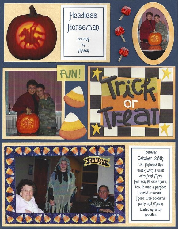Halloween Time 2008 (matching page)