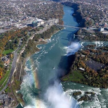 Niagara Falls (overhead view)