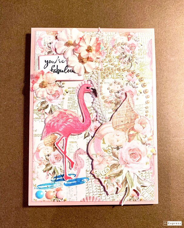 Flamingo Card