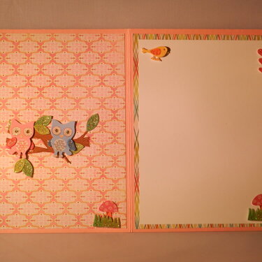 Inside of Lacy Owl Card