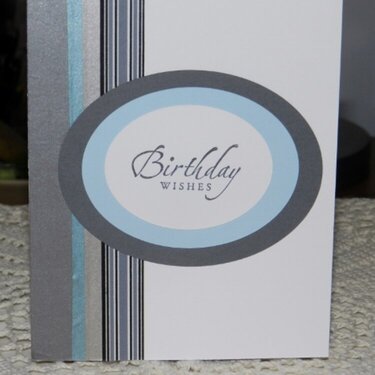 Silver and Blue Birthday