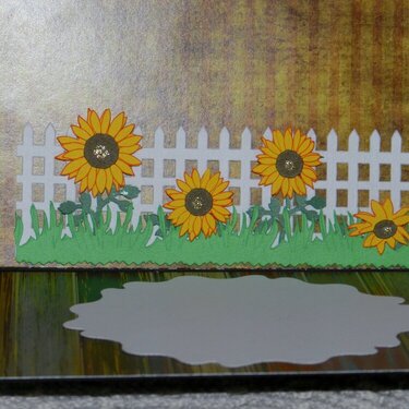 Insider of Sunflower card