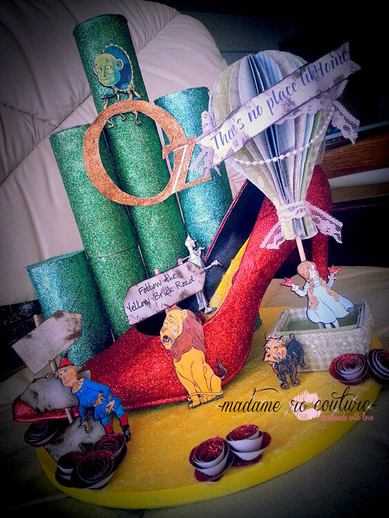 Wizard of Oz Altered Shoe &amp; TP Rolls