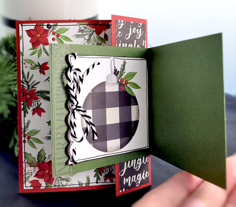 Mini Card Fun Fold for Christmas