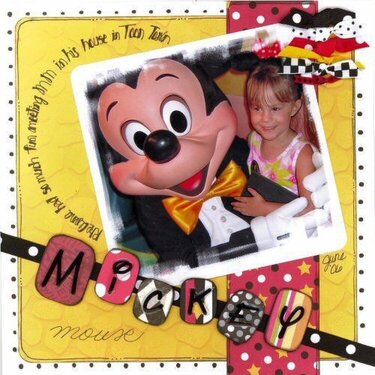 **Mickey Mouse** Scraplift Challenge #10
