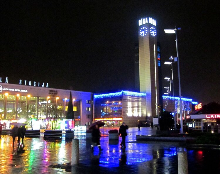 Riga, Latvia, Central Station,