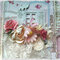 Shabby card with white cat