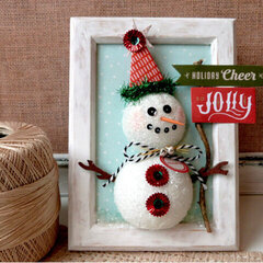 So Jolly Snowman Frame