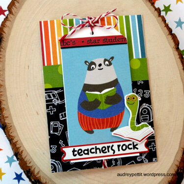 Teachers Rock Card