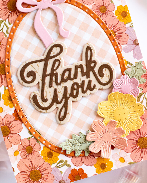 Floral Thank You card 