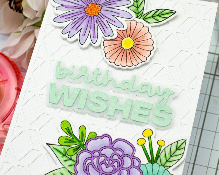 Floral Birthday Wishes Card 