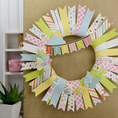 Spring Paper Wreath