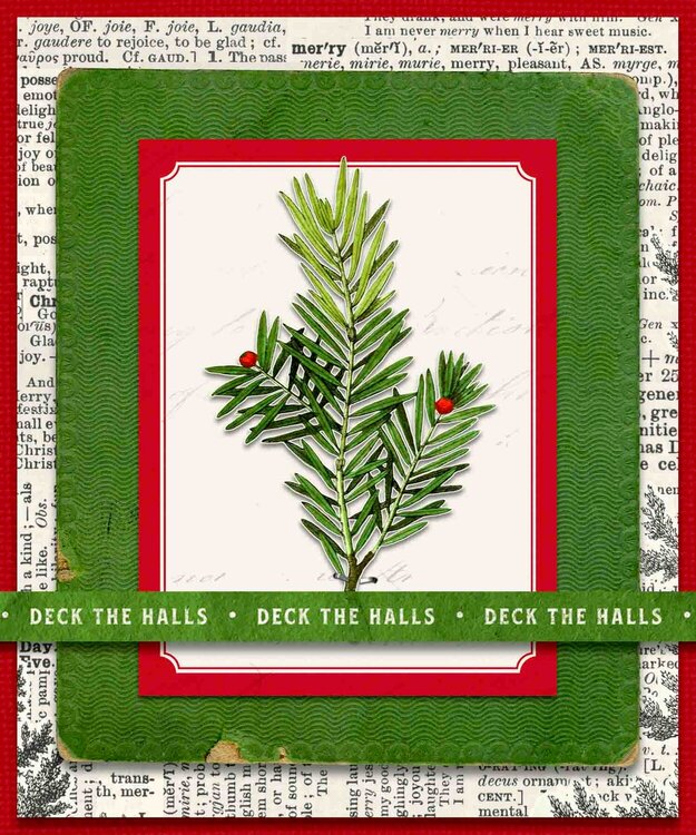 Christmas Card - Deck the Halls