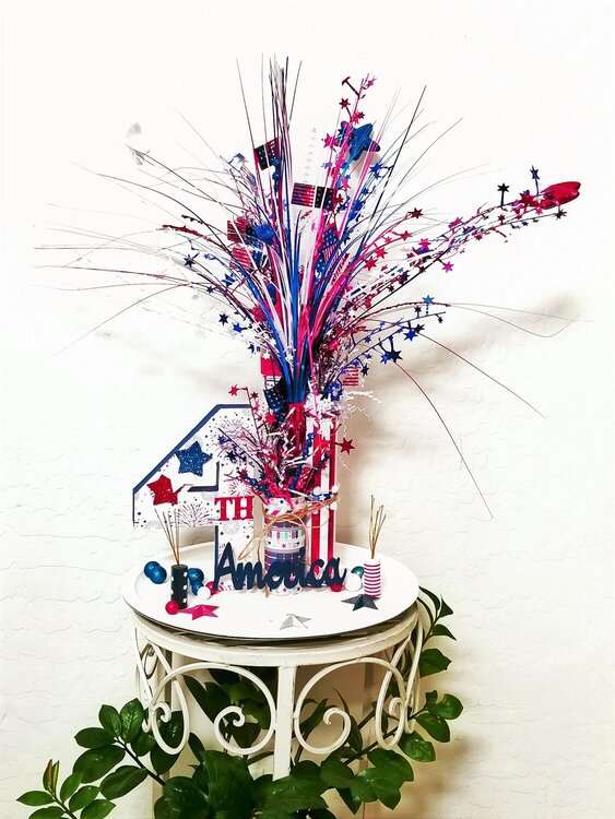 4th of July Firecrackers Centerpiece