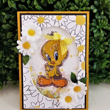 Tweety Bird Shaker Card