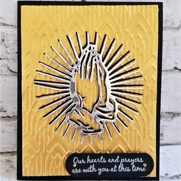 Praying Hands Gesture Card