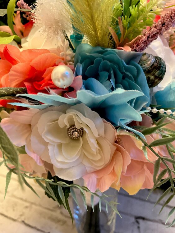 Under The Sea Little Mermaid Wedding Bouquet