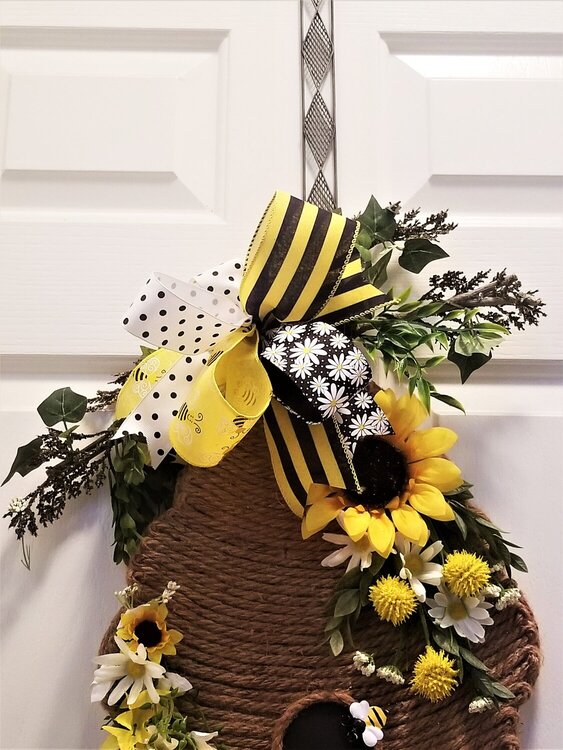 Honey Bee Hive Door Hanger