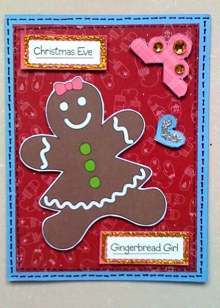 Gingerbread Girl Card