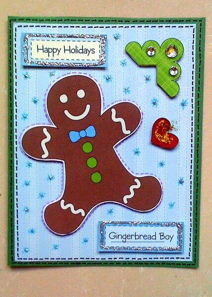 Gingerbread Boy Card