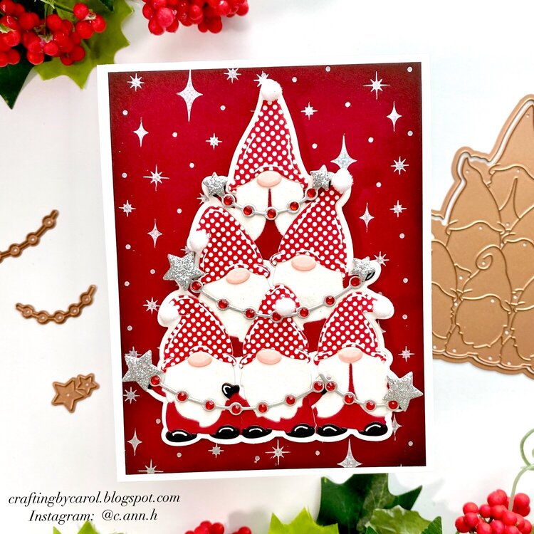 Gnome Tree Christmas Card