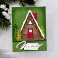 Ski Lodge Holiday Card