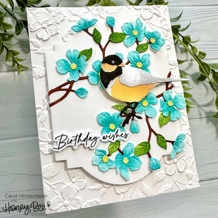 Birds &amp; Blooms birthday card