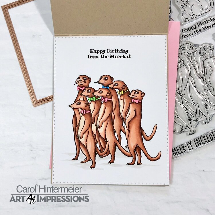 Meerkat Birthday Card