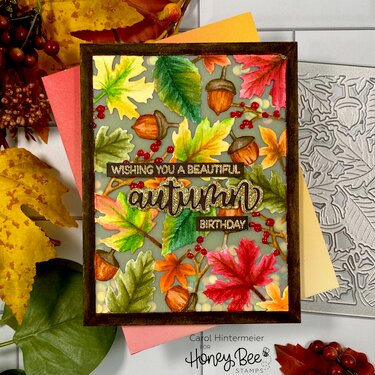 Autumn Birthday card