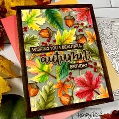 Autumn Birthday card