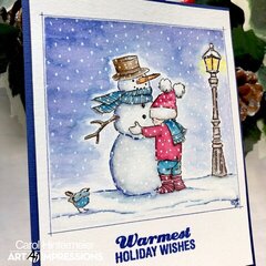 Watercolor Holiday card