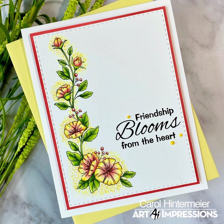 Floral Friendship card