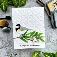 Thank You Card with Chickadee