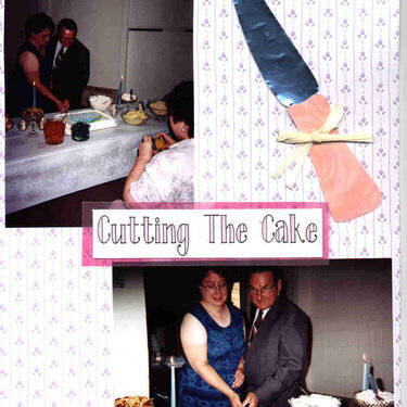 Cutting the cake