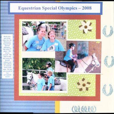 Equestrian Special Olympics 2008