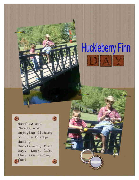 Huckleberry Fin Day