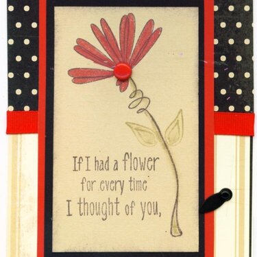 If I had a flower....