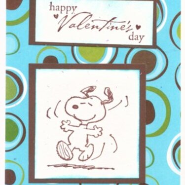 Snoopy Valentine Card