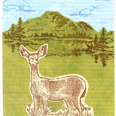 Deer card