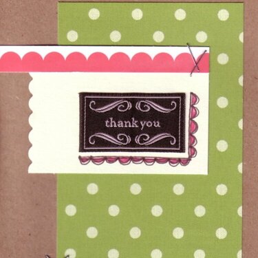 thank you - card