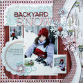 "Backyard Snow" NEW BasicGrey