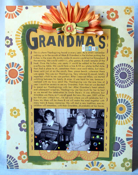 Grandma&#039;s House *We R Memory Keepers*