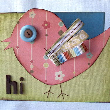 Hi! - Card - **We R Memory Keepers**