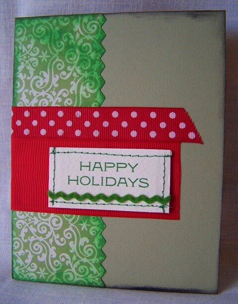 Happy Holidays - Card for Our Troops